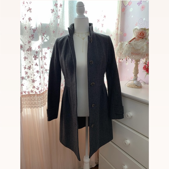 J. Crew Factory Skirted Dress Coat - Picture 2 of 8